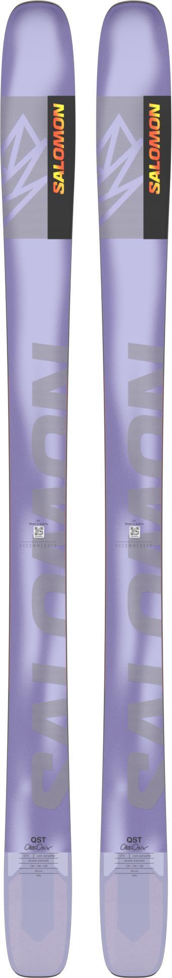 QST 106 Skis - Sweet Lavender / Flame Orange 1