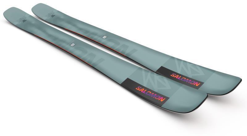 QST 98 Skis - Reef Waters / Flame Orange / Royal Purple 4