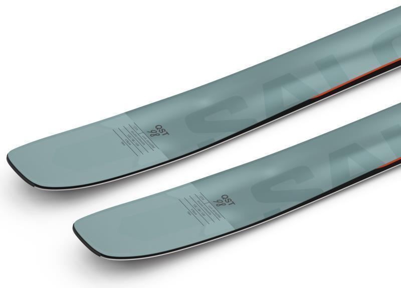 QST 98 Skis - Reef Waters / Flame Orange / Royal Purple 5