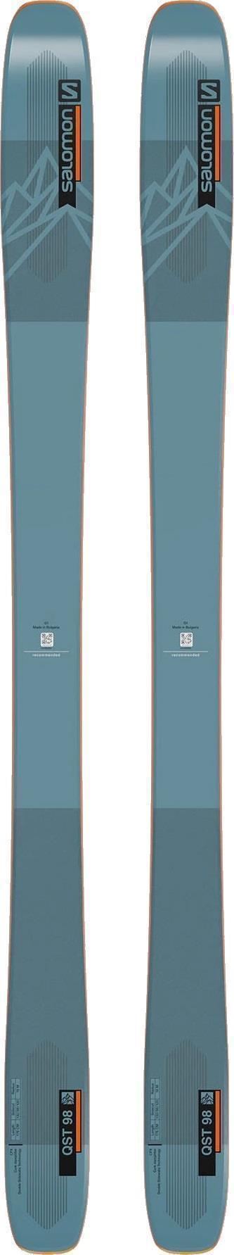 QST 98 Skis - blue / orange 1