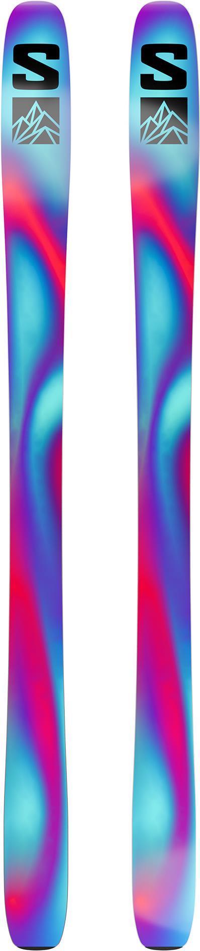 QST 98 Skis - tillandsia purple / pastel neon blue / poppy red 1