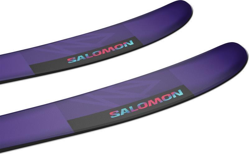 QST 98 Skis - tillandsia purple / pastel neon blue / poppy red 1
