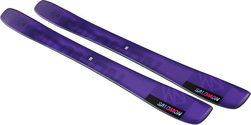 QST 98 Skis - tillandsia purple / pastel neon blue / poppy red 1