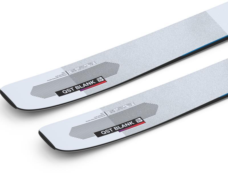 QST Blank Skis - Illusion Blue / Red / Process Blue 5