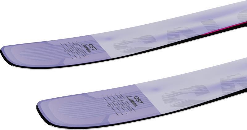 QST Lumen 98 Skis - Womens - lilac breeze / rhodamine red / saffron 1