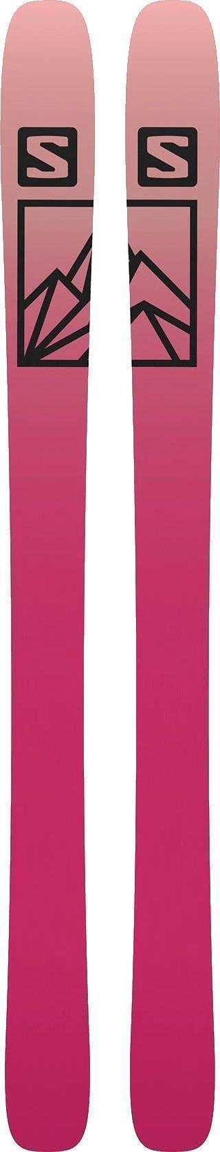 QST Stella 106 Skis - Womens - beige / pink 1