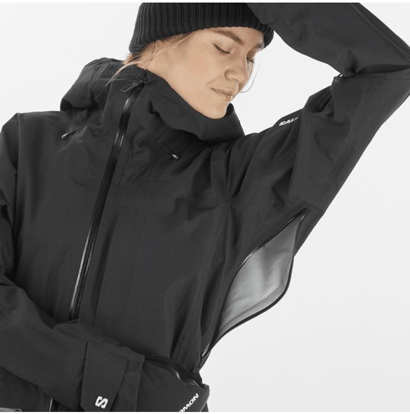 Absolute 3L Jacket - Womens - deep black 1