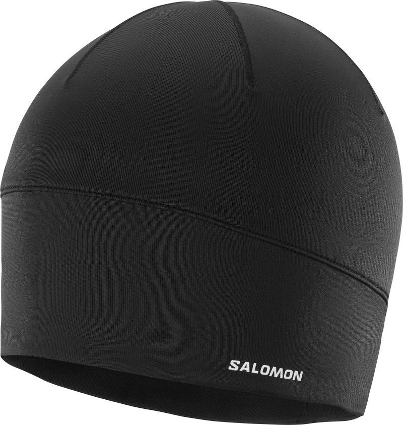 Active Beanie - deep black / reflective silver 1