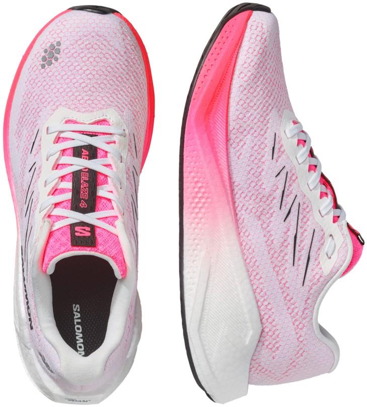 Aero Blaze 4 - Womens - white / knockout pink / black 1