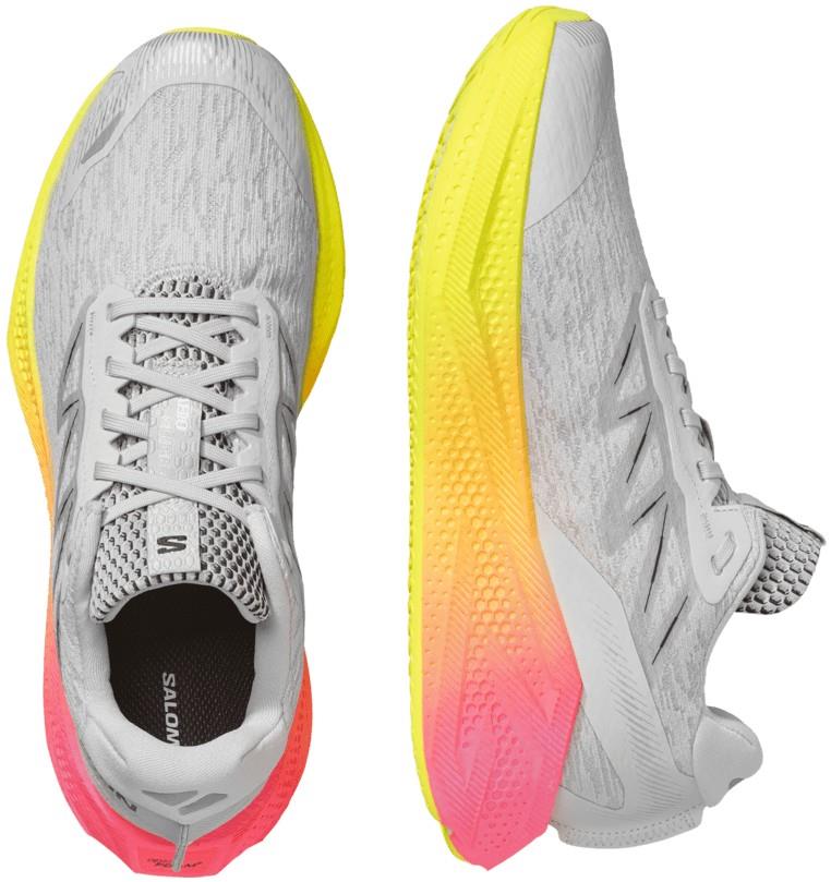 Aero Glide 4 - Mens - gray violet / safety yellow / black 1