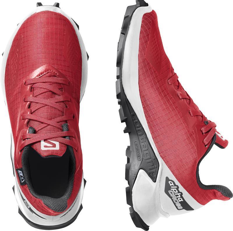 Alphacross Blast CSWP - Junior - goji berry / white / black 1