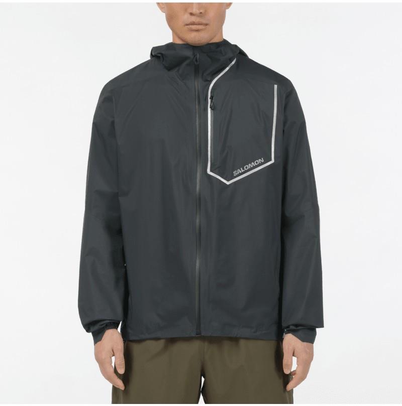 Bonatti Pro Jacket - Mens - deep black / reflective charcoal gray 1