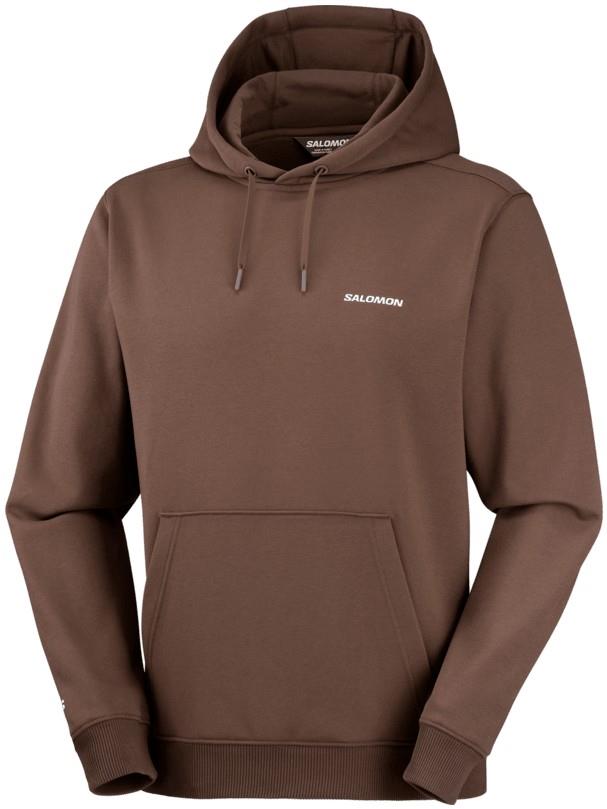 Chest Logo Hoodie - Mens - coffee bean 1