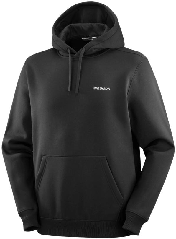 Chest Logo Hoodie - Mens - deep black 1