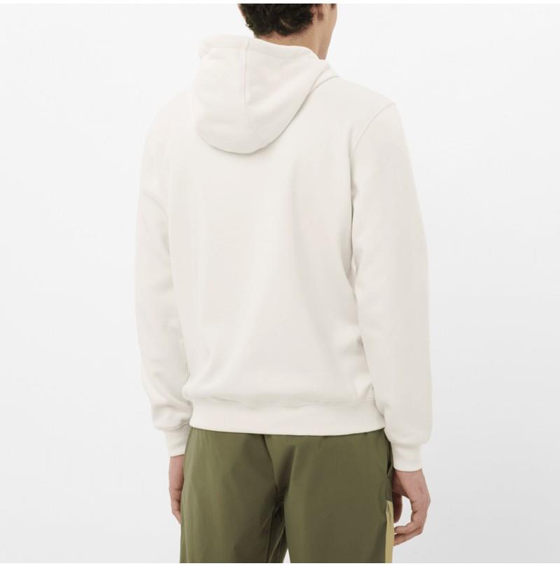 Chest Logo Hoodie - Mens - whisper white 1