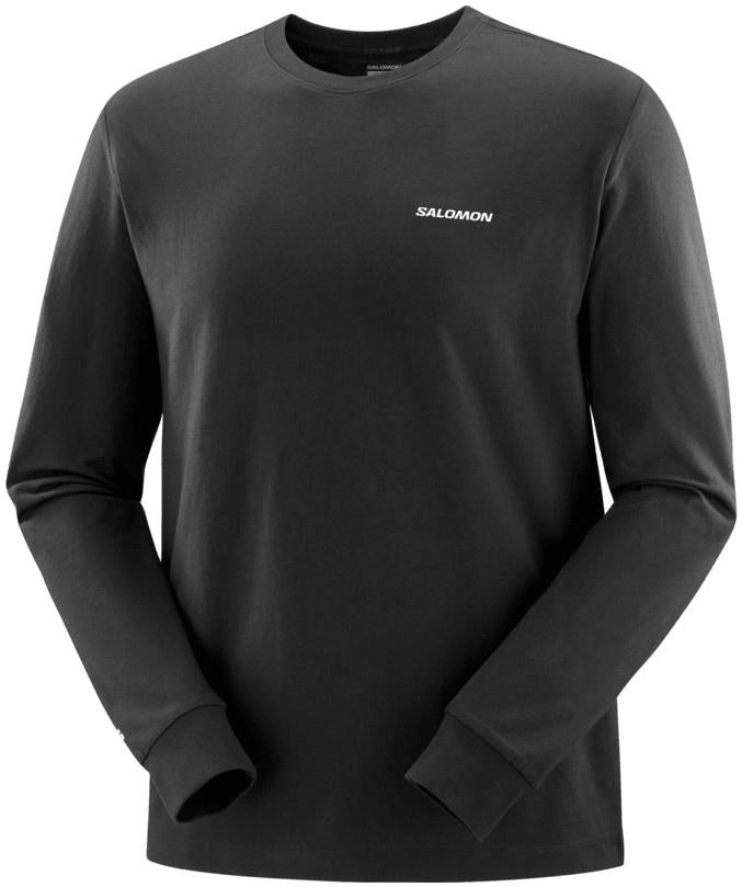 Chest Logo LS Tee - Mens - deep black 1