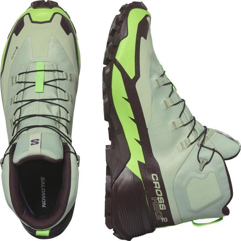 Cross Hike 2 Mid GTX - Mens - Desert Sage / Green Gecko / Chocolate Plum 2