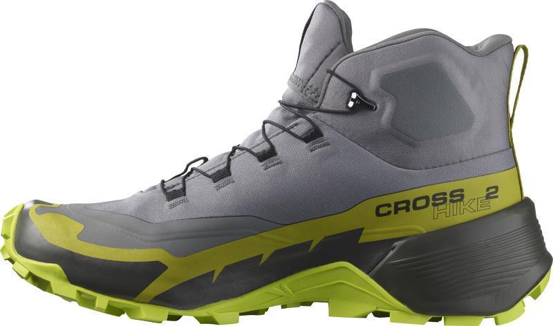 Cross Hike 2 Mid GTX - Mens - Quiet Shade / Acid Lime / Golden Lime 2