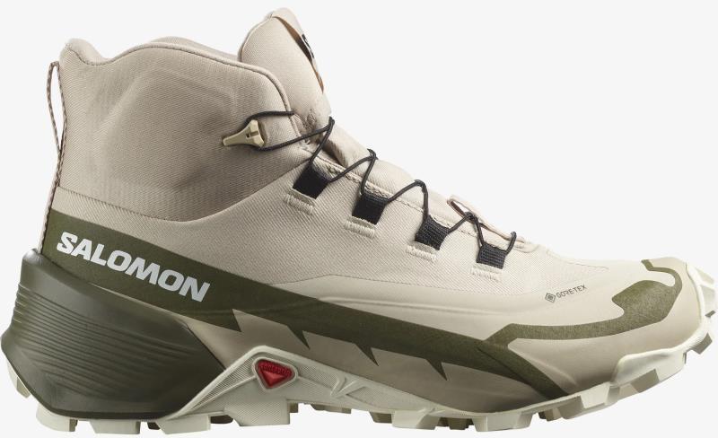 Cross Hike 2 Mid GTX - Womens - Feather Gray / Olive Night / White 1