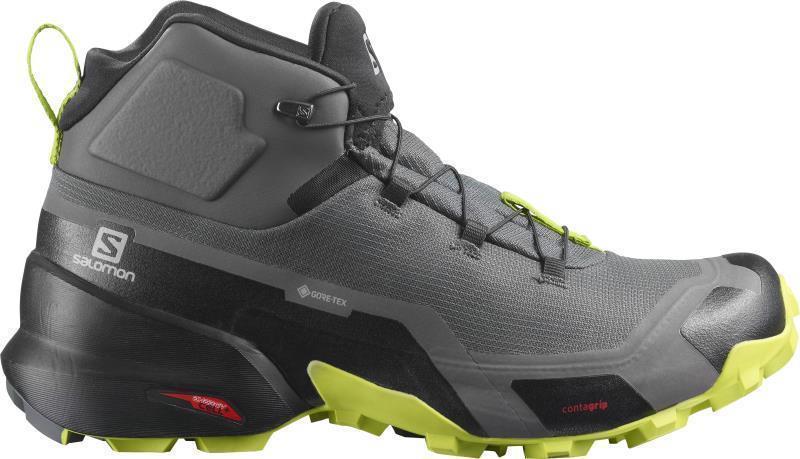 Cross Hike Mid GTX - Mens - magnet / black / lime punch 1