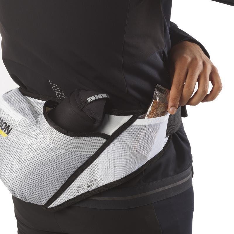 Cross Season Bottle Race Flag - White / Black 4