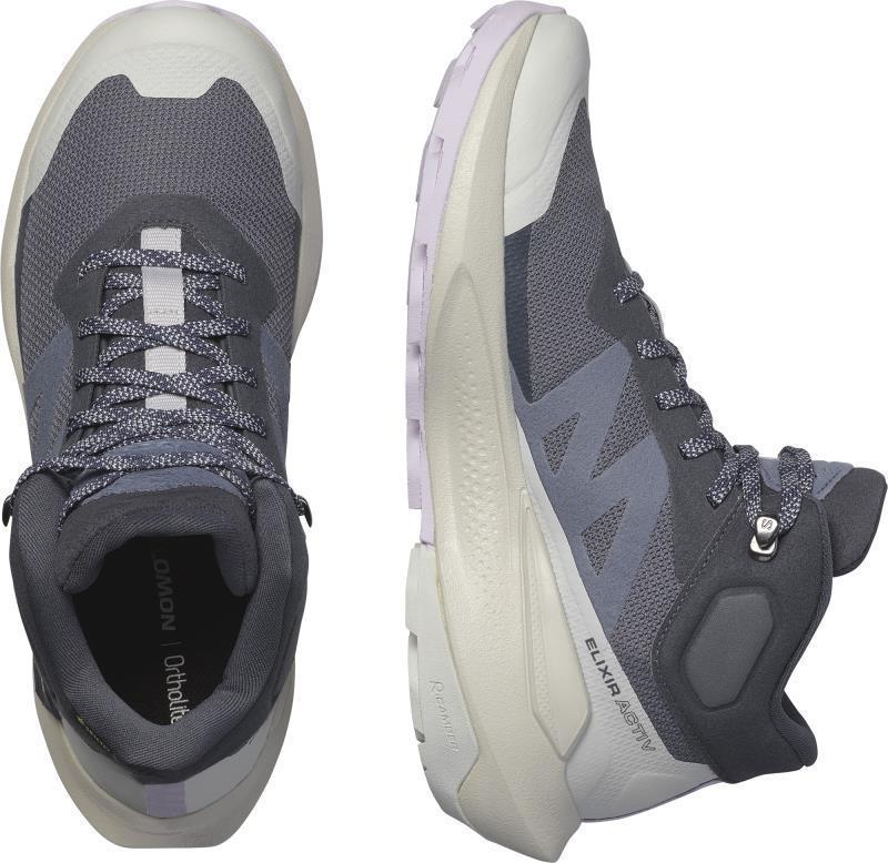 Elixir Activ Mid GTX - Womens - India Ink / Glacier Gray / Orchid Petal 5