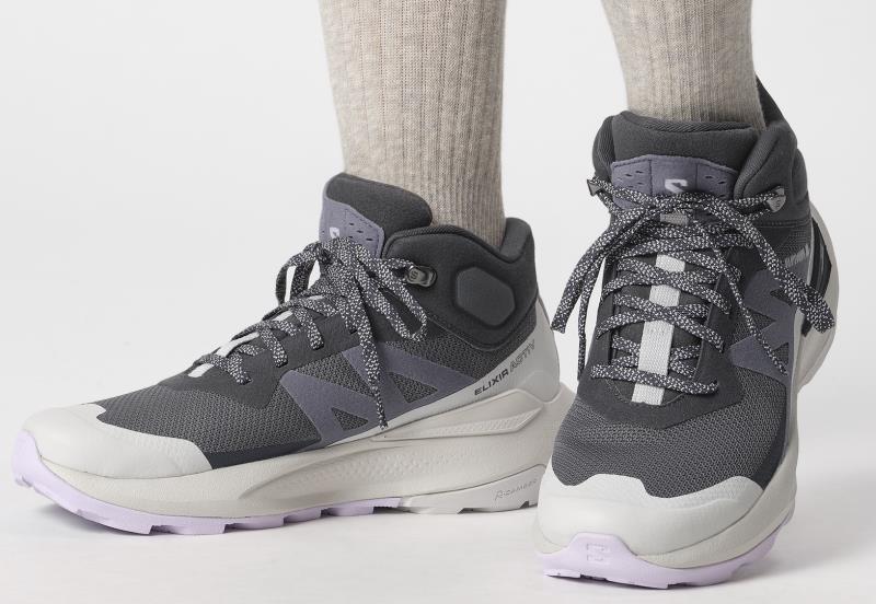 Elixir Activ Mid GTX - Womens - India Ink / Glacier Gray / Orchid Petal 7