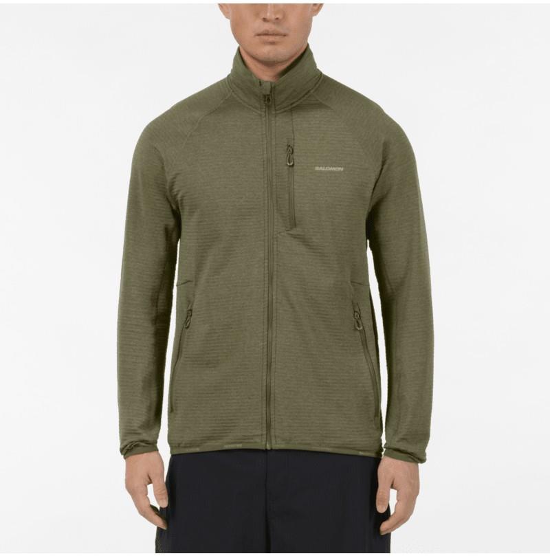Essential Lightwarm Full Zip - Mens - dakota shadow 1