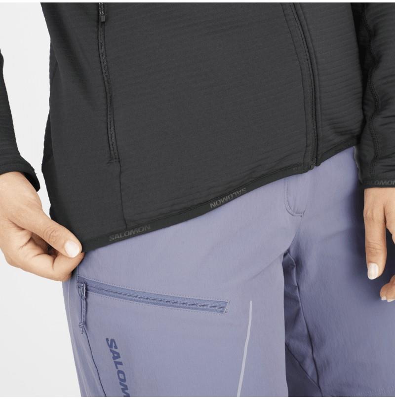 Essential Lightwarm Full Zip - Womens - deep black 1