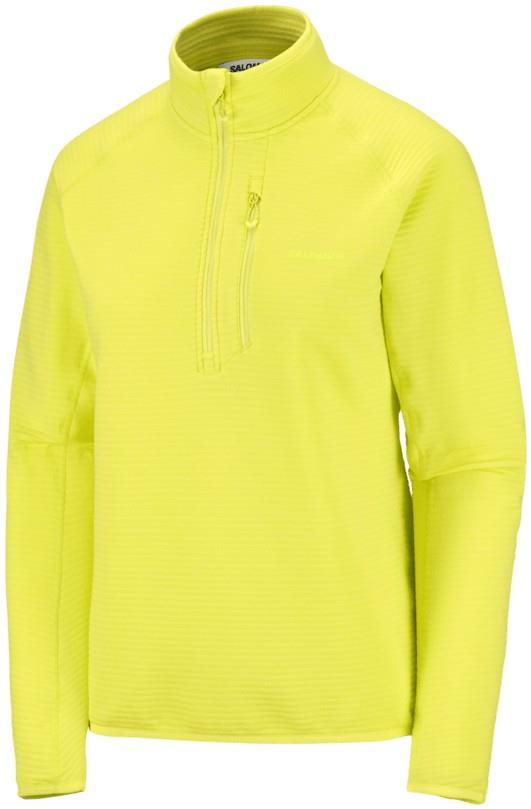 Essential Lightwarm Half Zip - Womens - lime 1