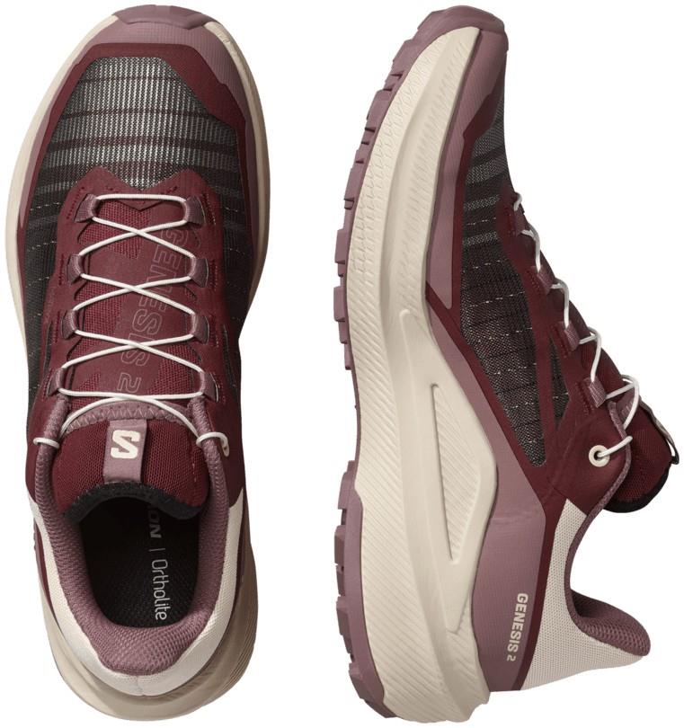 Genesis 2 - Womens - raw silk / maroon 1