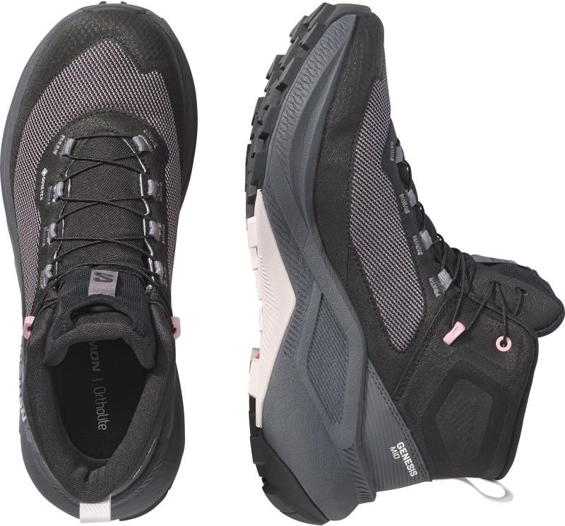Genesis Mid GTX - Womens - black / dawn pink / lilac ash 1