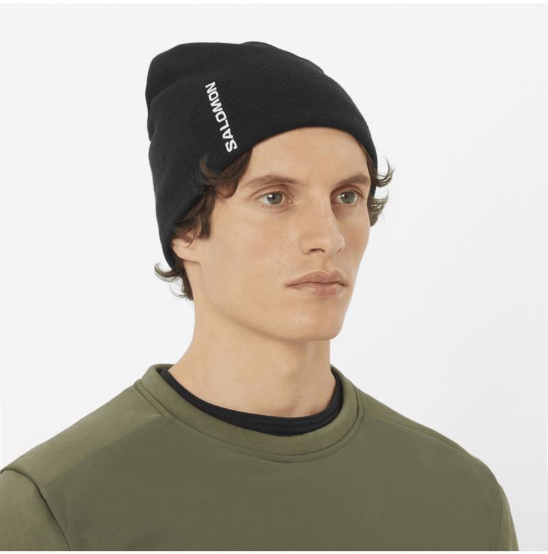Graphic Beanie - deep black 1
