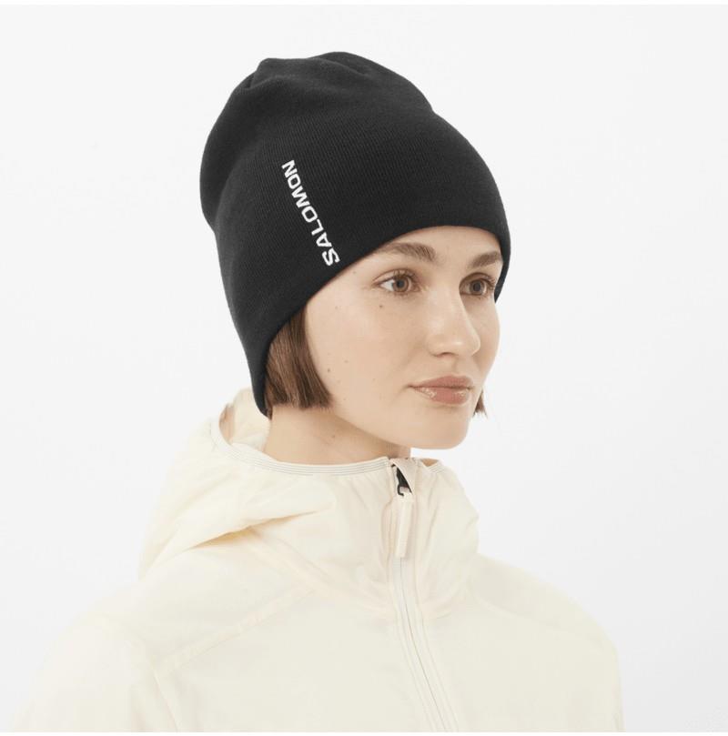Graphic Beanie - deep black 1