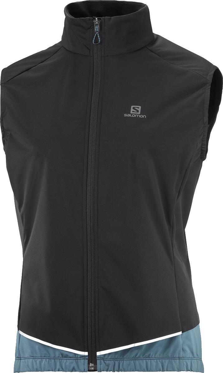 Light Shell Vest - Womens - Black / Mallard Blue 1
