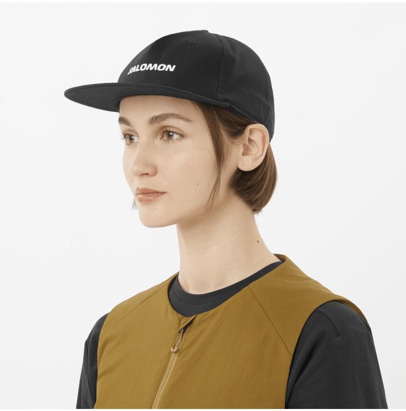 Logo Flat Cap - deep black 1