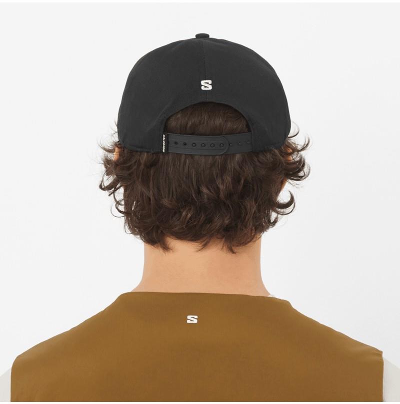 Logo Flat Cap - deep black 1