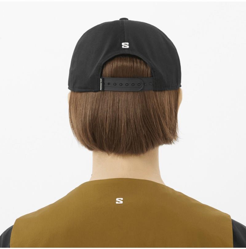 Logo Flat Cap - deep black 1