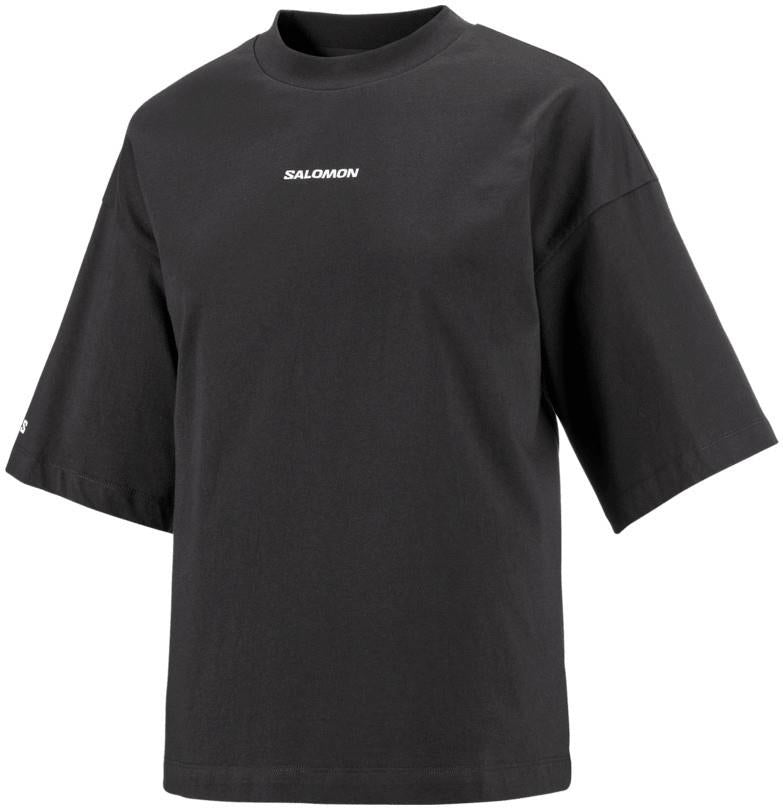 Logo SS Tee - Womens - deep black 1