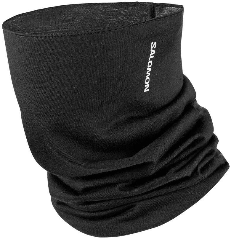 Merino Neck Gaiter - deep black 1