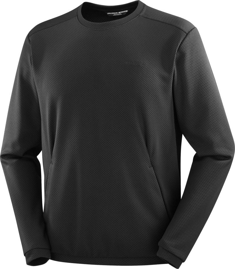 Motomesh Crewneck - Mens - deep black 1