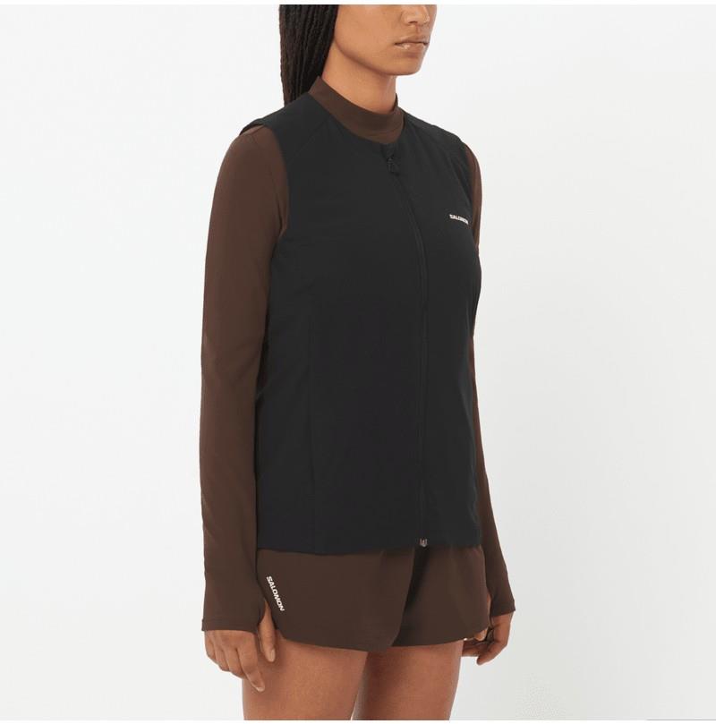 Mountain Flex Hybrid Vest - Womens - deep black 1