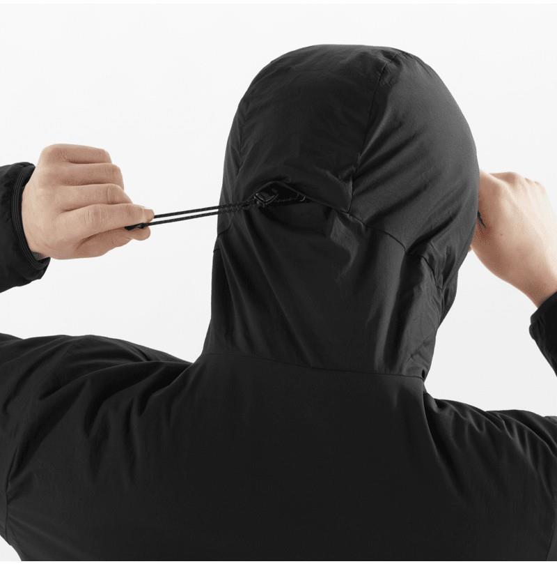 Mountain Flex Jacket Hood - Mens - deep black 1