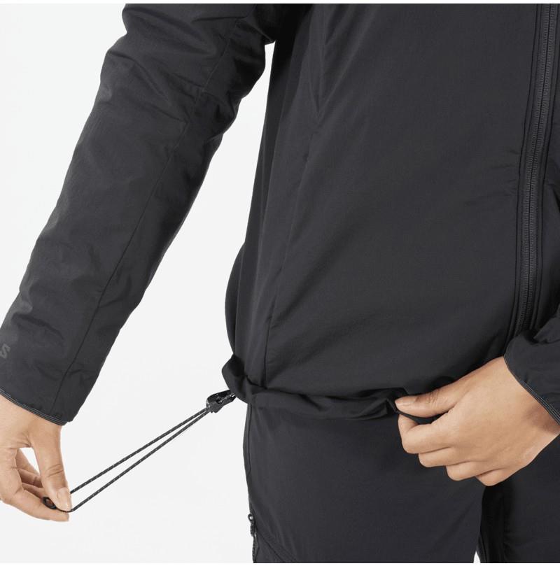 Mountain Flex Jacket Hood - Womens - deep black 1
