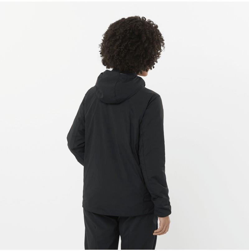 Mountain Flex Jacket Hood - Womens - deep black 1