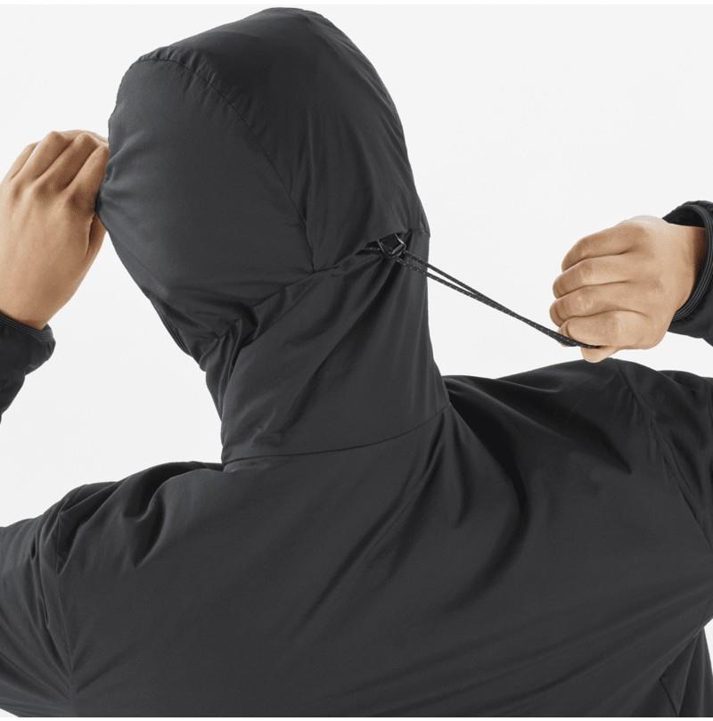 Mountain Flex Jacket Hood - Womens - deep black 1