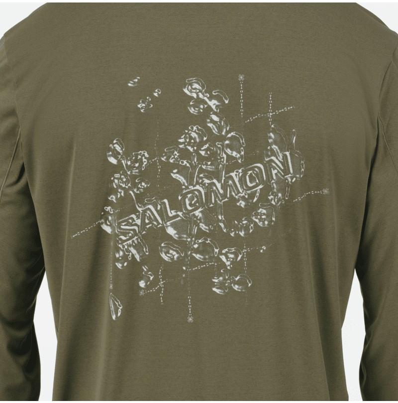 Nuvia LS Tee GFX - Mens - dakota shadow 1