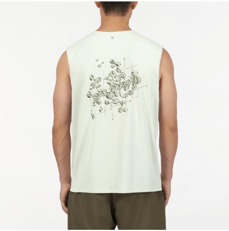 Nuvia Muscle Tee GFX - Mens - metal 1