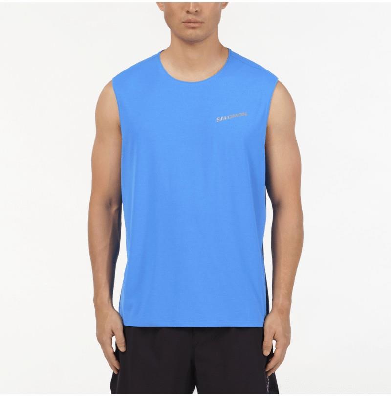 Nuvia Muscle Tee - Mens - pacific pulse 1