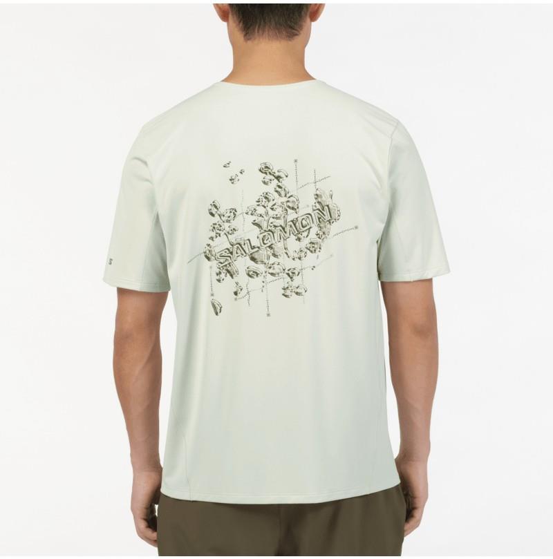 Nuvia SS Tee GFX - Mens - metal 1